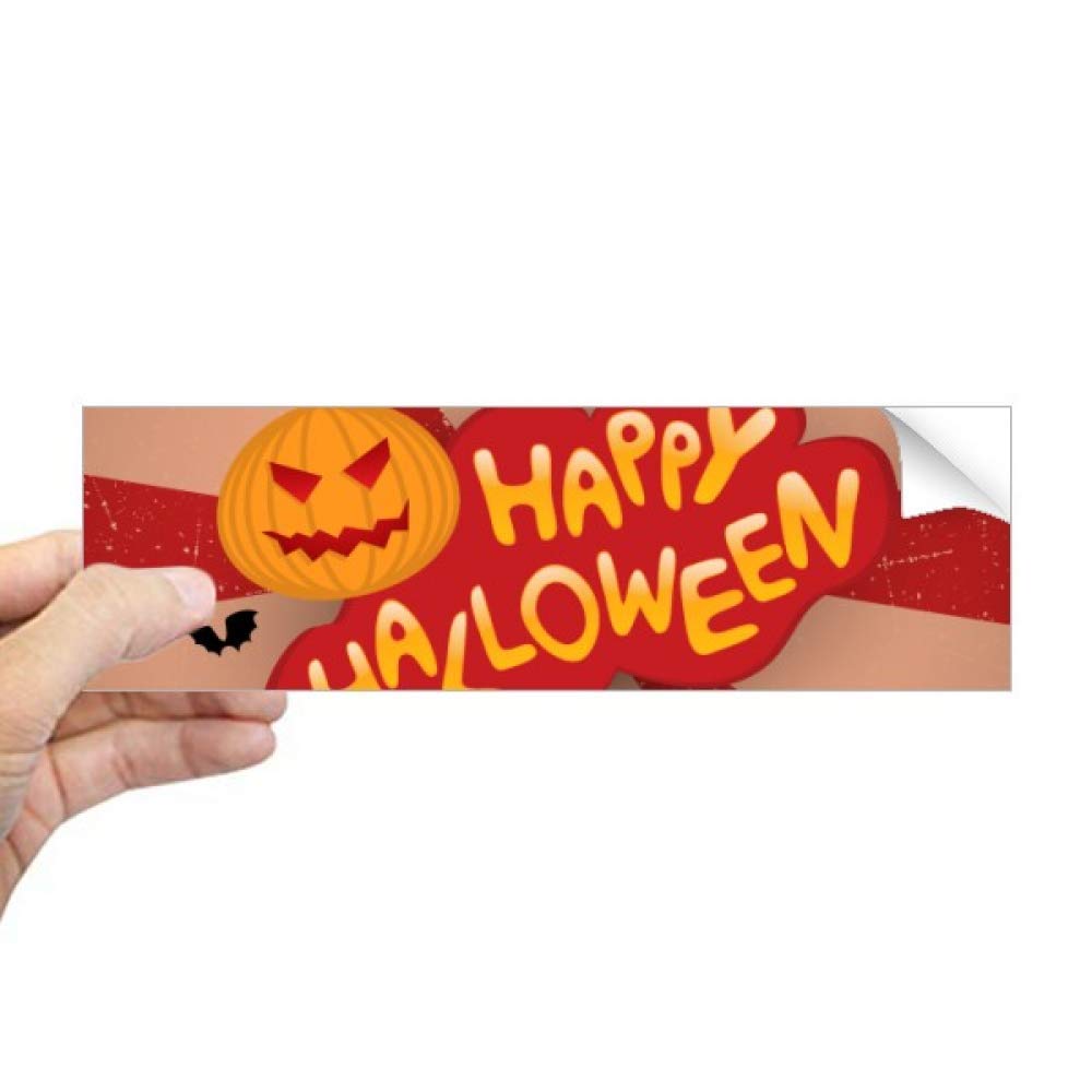 Autocollant pour fenêtre Halloween DIY - Sticker électrostatique décoratif amovible