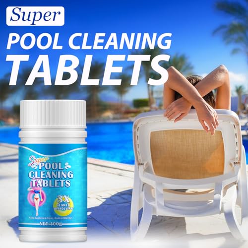 Chlorine Tablets for Swimming Pool,Hot Tub&Swimming Pool Chemicals,Chlorine Tablets for Hot Tub, Swimming Pool chlorine tablets,Spa Cleaning,100PCS