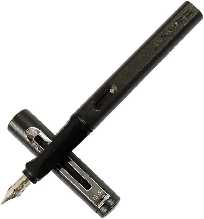 Ranvi 5099 Matte Black Fountain Pen, 2 PCS, 1 x Fountain Pen,1 x Fine Fountain Pen, Gift Box - Image 4