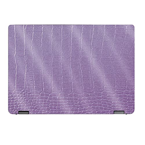 MightySkins Glossy Glitter Skin Compatible with Lenovo IdeaPad Flex 5 16" (2022) Full Wrap Kit - Purple Gator Skin | Protective, Durable High-Gloss Glitter Finish | Easy to Apply | Made in The USA