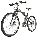 EUROBIKE YH-G7 Folding Mountain Bike 27.5 Inches Wheels...