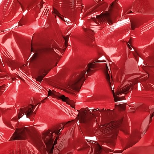 Candy Envy - Red Wrapped Buttermints - 13 oz. Bag - 100 Individually Wrapped Red Candy Mints - Thumbnail 3