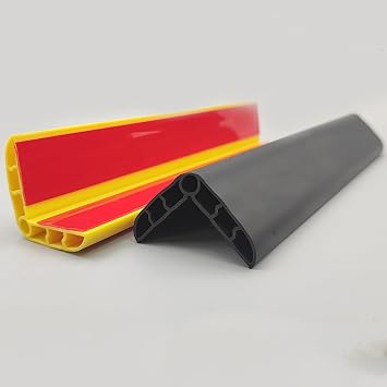 TREGOO Self Adhesive Stair Nosing/Edge Guard Protectors, Furniture Table Corner Protector Seal, Soft Wall Corner Protection/Edging Decoration Color Black