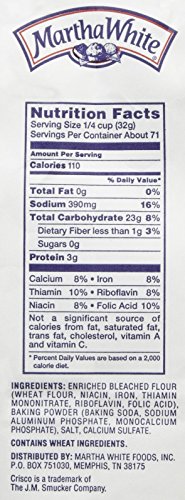 Martha White Self Rising Bleached Flour, 80 oz, 2 pk - Thumbnail 2