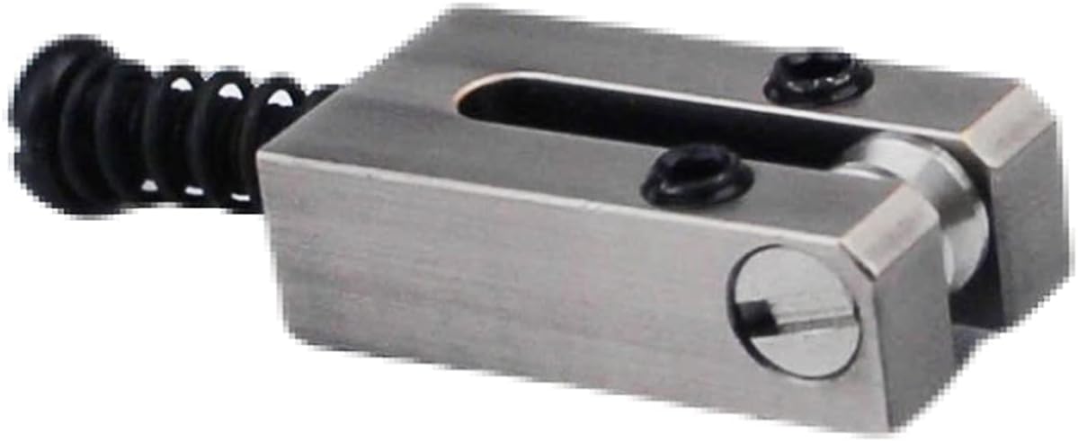 Guyker 10.8MM Brass Roller Saddles - Guitar Tremolo Bridge Saddles Compatible with Strat ST Electric Guitar Replacement Parts Accessories (6 Pack, Ancient Silver)