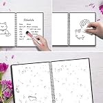NEWYES Whiteboard Notebook Meeting Notebook Everlasting Dry Erase Board Letter Size