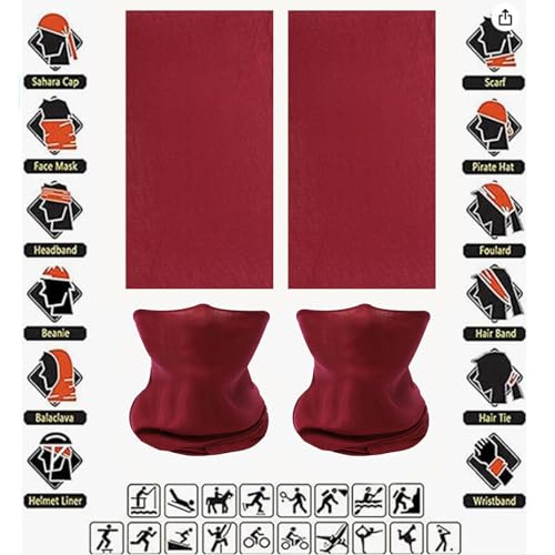 Image of Neck Gaiter Masks Tube Scarf,Seamless Bandanas Buffs Gators,Ourdoor Face Mask Face Covering Multi Headwear