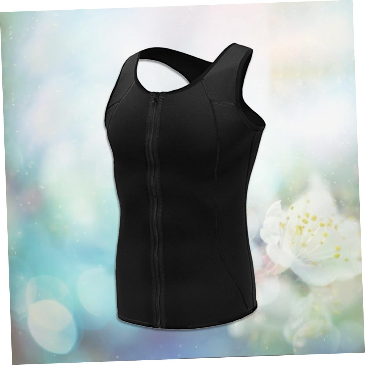 KOMBIUDA Herrenweste Mit Kompressions-Design Herren Slim Weste Für Training Herrenhemd Mit Muskel-Support Herren Sportshirt Aus Atmungsaktivem Material Für Haltung