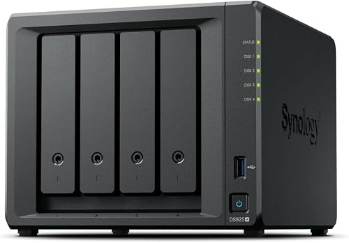 Synology DS925+ Bundle 16TB Seagate (Ironwolf 4X 4TB) 4Bay Desktop NAS, porte 2.5GbE, 4GB RAM - 4