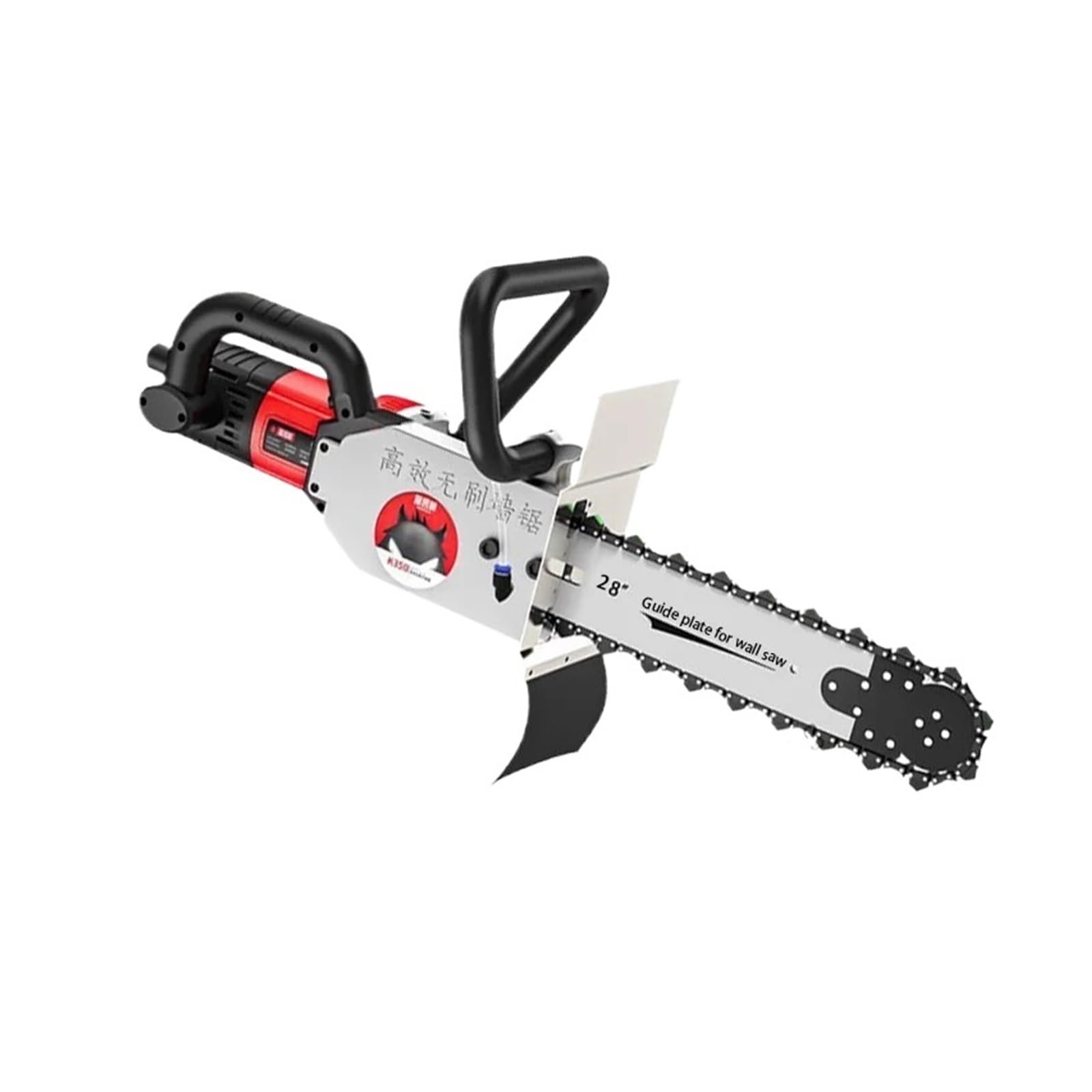 Máquina Cortadora De Muros Hormigón Industrial, 8800W, Sierra Cadena Diamante For Ladrillo, Piedra, Cemento Reforzado Con Acero Ritmo Potente Y Contagioso(28inch)