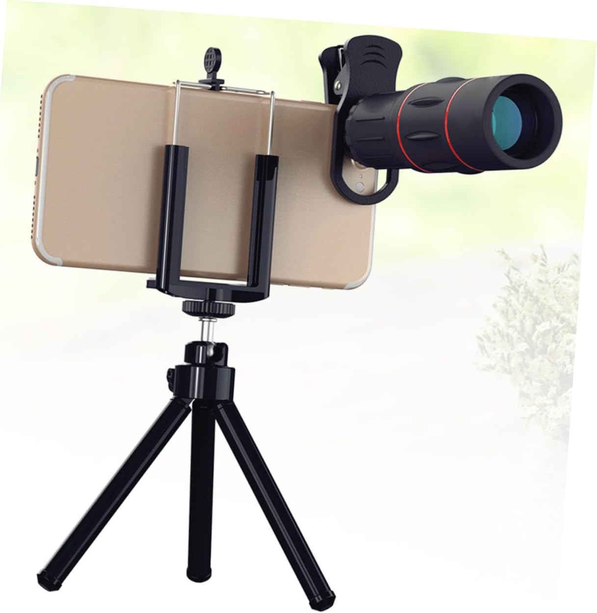 CHILDWEET Telephoto Monocular Lens for Smartphones Cell Phone Lens Kit with Tripod Enhance Imaging Quality for Various Mobile Devices