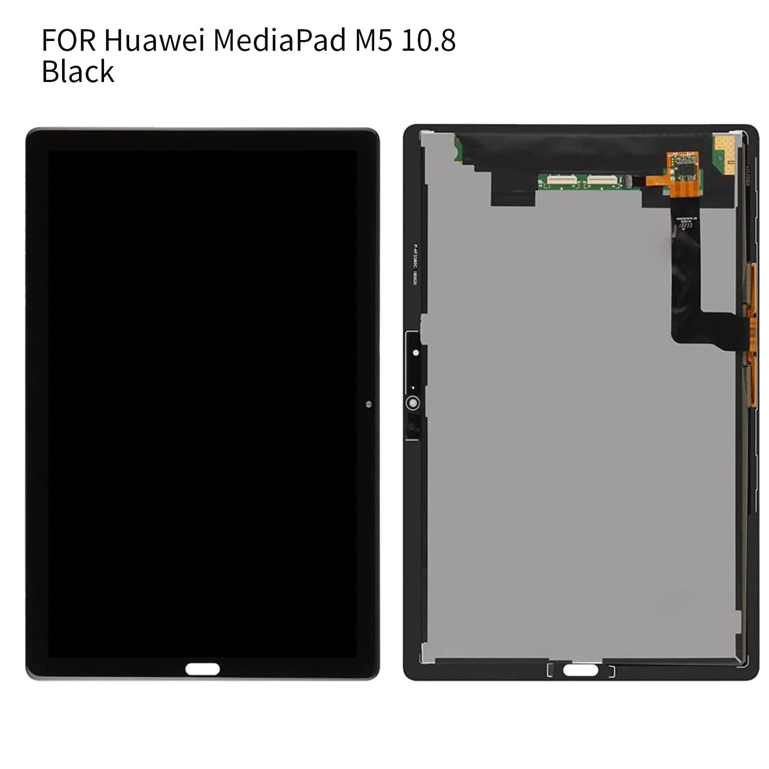 Bildschirm Ersatz 10,8 Zoll für Huawei MediaPad M5 LCD Display CMR-AL09 CMR-W09 Matrix Touch Screen Digitizer Tablet PC Panel Sensor Glas Panel Lens Assembly mit Reparaturwerkzeug (schwarz)