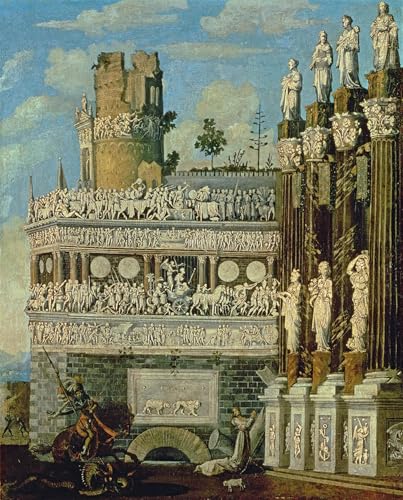 Art reproduction impression d'affiches toile décoration murale François De Nome St George 60x90