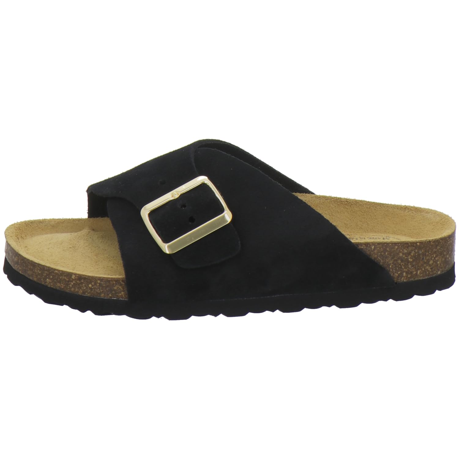 AFS-Schuhe 2150 - Mules tendance pour femme - En cuir véritable - Sandales d'été avec grande boucle - Fabriquées à la main en Allemagne