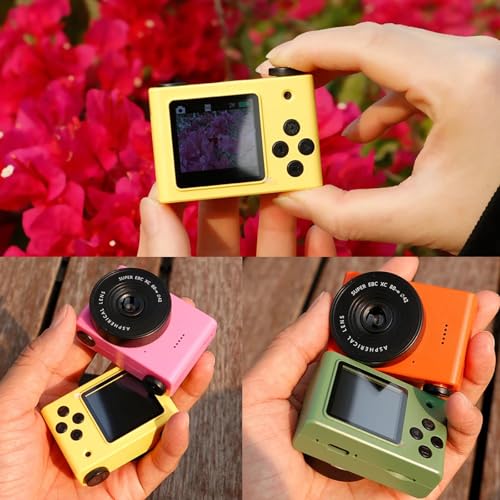 Mini appareil photo portable 720p double objectif voyage compact - 2