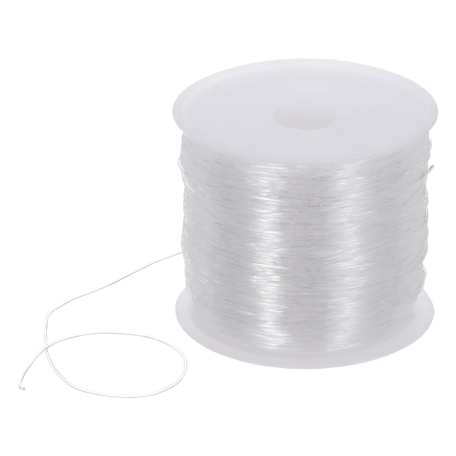 DMiotech Elastic String for Bracelets 0.5mm Stretchy Strings Stretch Bead Cord Transparent String Thread for Jewelry Bracelet Making Necklaces Beading DIY Craft