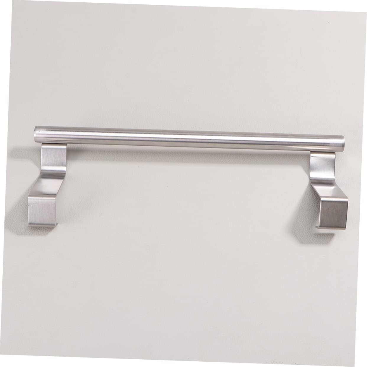 CHILDWEET Stainless Steel Towel Hanging Rack Single-bar Multi-Function Door Organizer for Bathroom Punch- Towel Hanger Compact Organizer