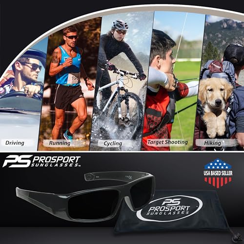 Image of proSPORT FULL LENS READING Sunglasses Wrap Around Sun Readers Rectangular Men Large Fit +100 to - NOT BIFOCAL