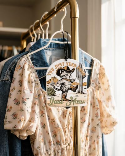 Image of Car Air Freshener 5-Pack, Funny Western Animal Hanging Car Scents | 5 funny Western animal designs with jasmine, hyacinth, freesia, sea and bluebell scents for rearview mirrors