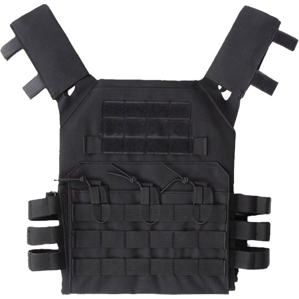 Gilet militaire porte-plaques chasse airsoft camping pêche