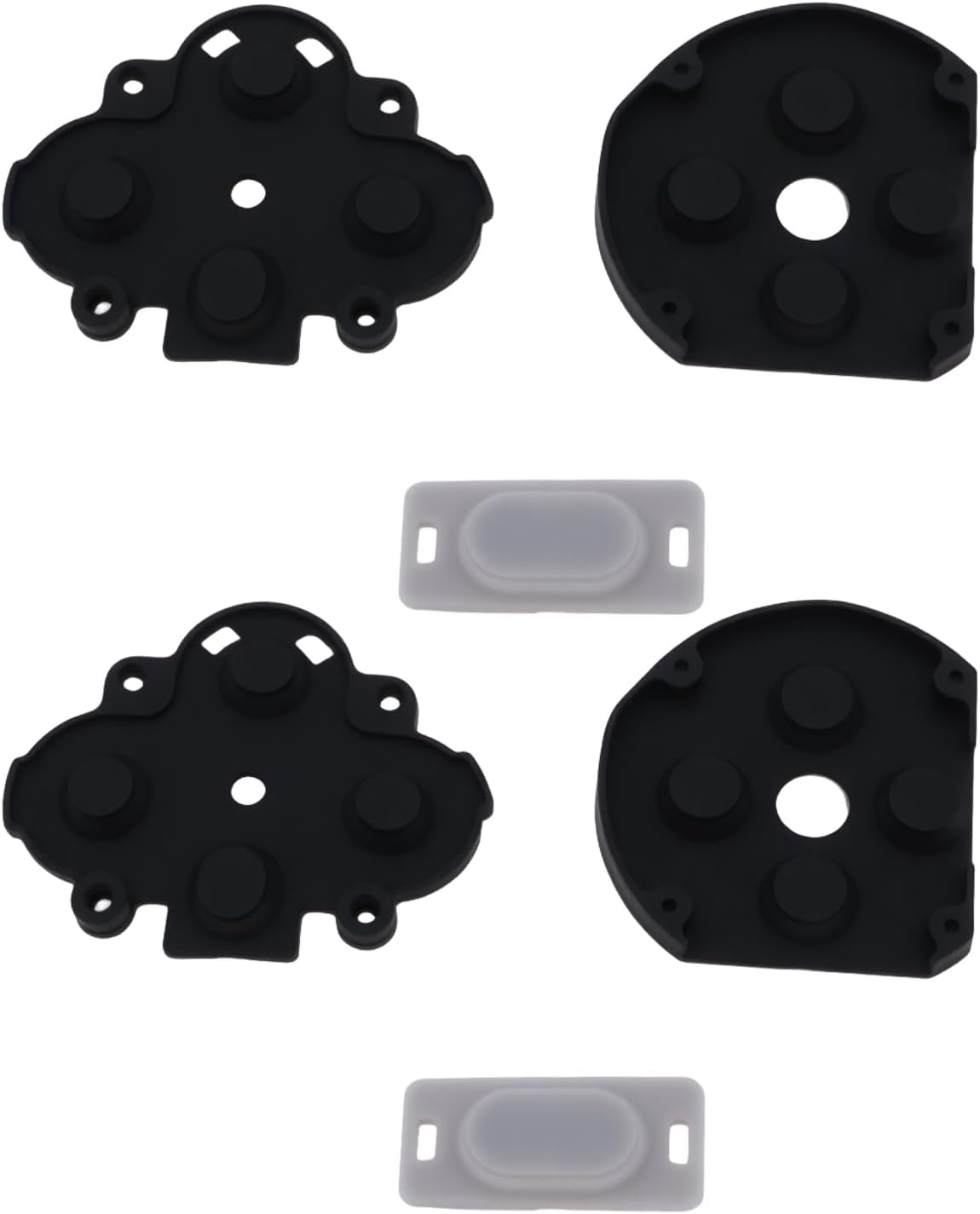 ECSiNG 2 Sets Rubber Direction Button Switch Conductive Pad Key Conductive Glue Compatible with Sony PSP 1000