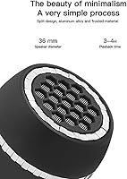 Vista 5 de Leadsound Altavoz portátil, Crystal 3W 1.063 in 8Ω Mini altavoz inalámbrico con conector de audio auxiliar de 0.138 pulgadas, enchufe de graves