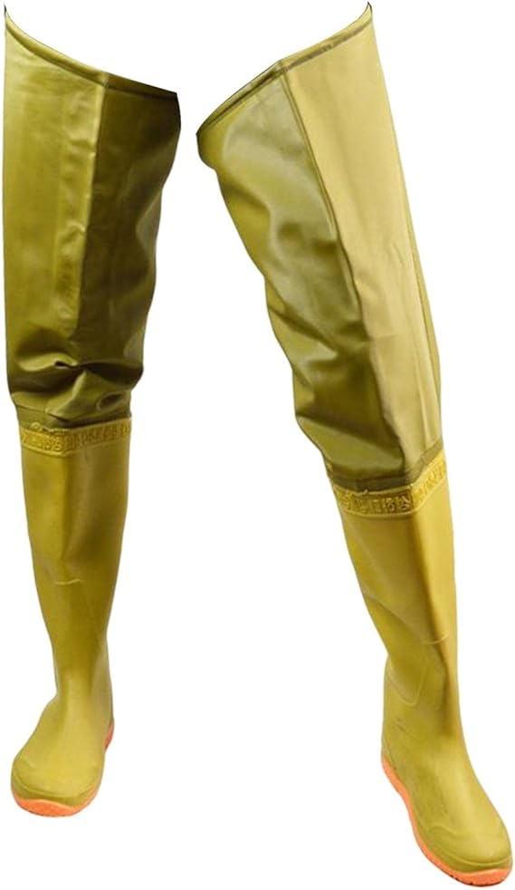 Los vadeadores de cadera de pesca son ligeros e impermeables, ideales para actividades acuáticas como la pesca con mosca o la jardinería. Con un diseño ergonómico y suela antideslizante, están hechos de material de nailon resistente al agua salada. Incluyen botas de hebilla para un uso prolongado.