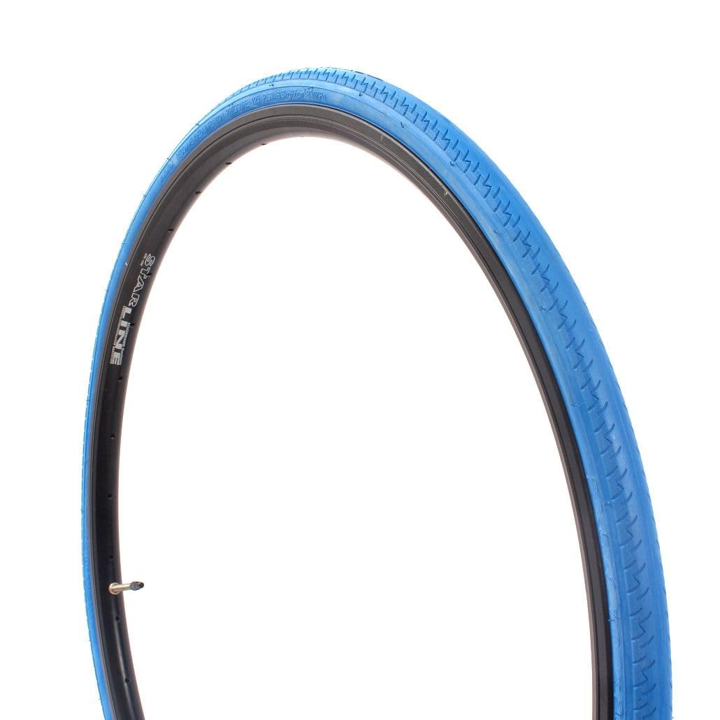 Kenda Kontender zestaw opon do roweru wyścigowego, 28 cali, 700 x 26C, z dętką FV, 332 g, 60 TPI, Slick Profil, niebieski, zestaw opon do roweru szosowego
