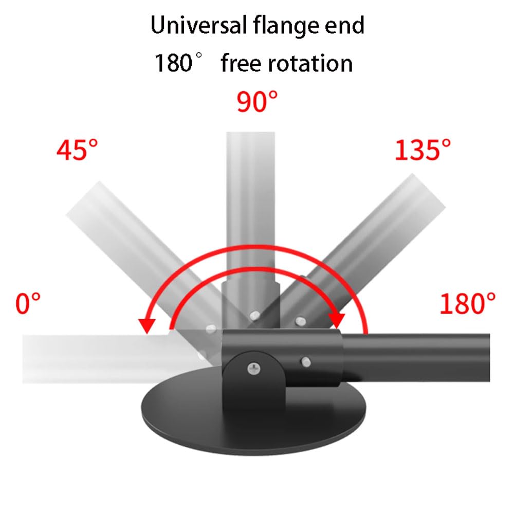 Barre de Douche en L Sanss Perçage,Acier Carbone,Barre de Douche Courbe Universelle,Tringle Douche Angle,Tringle à Rideau de Douche,pour Salle de Bain,Toilettes,Magasin de Vêtements