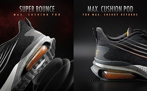 Image of ASIAN Men's Superpower-03 Sports Running Shoes with Warp-Knitted Jacquard Technology | Lightweight with Memory Foam Insole Casual Sneaker Shoes for Men's & Boy's