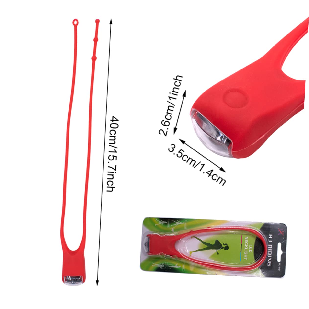 PRETYZOOM Hands- Neck Hanging Lamp Rechargeable Camping Lights Flashlights for Hiking Night Running Compact Random Color