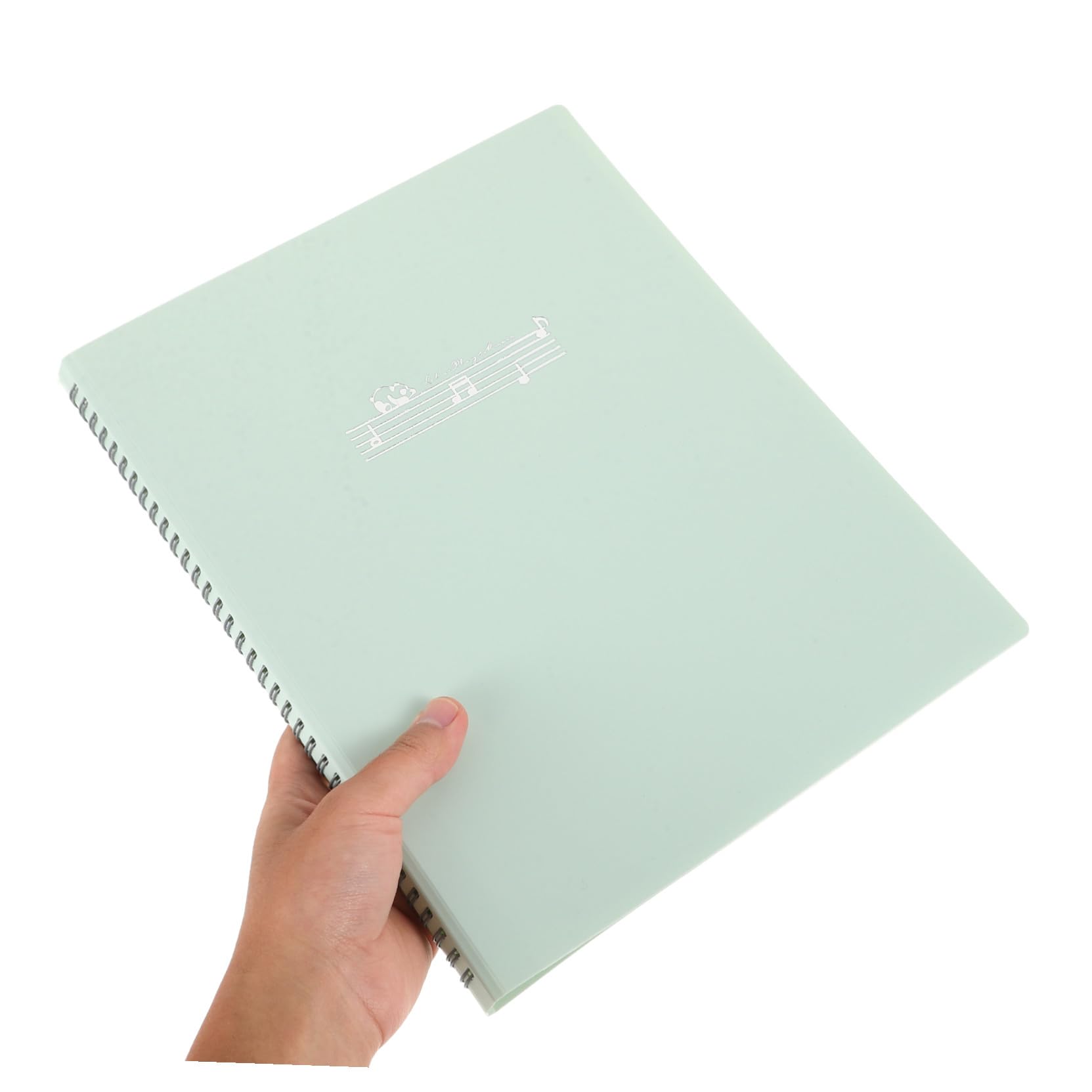 Carpeta de Música Transparente A4 2 Unidades para Partituras | Pp, Almacenamiento Versátil y Práctico, para Músicos y Estudiantes, Capacidad para Numerosas Hojas A4