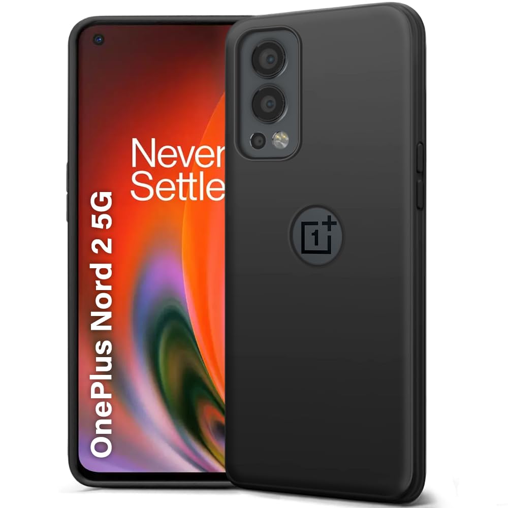 TheGiftKart Liquid Silicone Back Cover Case for OnePlus Nord 2 5G / OnePlus Nord 2 5G Pac-Man Edition | Soft Micro-Fibre Lining Inside | Camera Protection Bump | Shockproof Back Case (Silicone, Black) (B0CSX8KT7J) Amazon Price History, Amazon Price Tracker