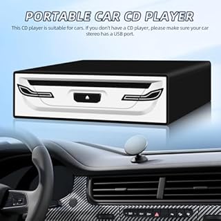 Lettore CD/DVD esterno per auto, laptop, TV e altro: USB 2.0, Plug & Play, anti-shock, Smart TV, laptop, tablet (Android 4.4+), cavo USB e supporto