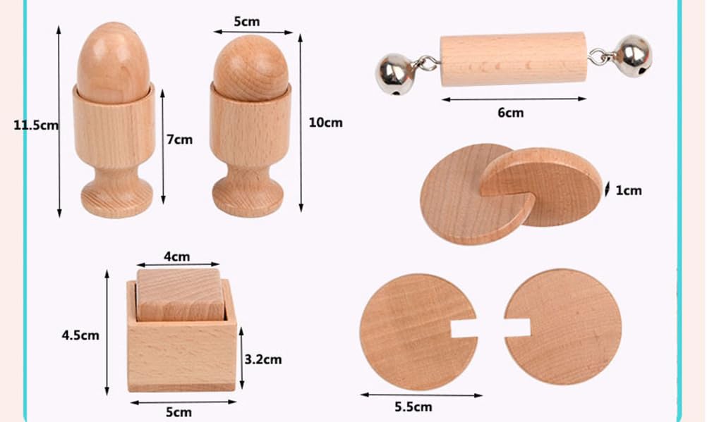 Montessori zabawka do wstawiania i chwytania przedmiotów 3D, inspirująca koronka 3D ćwiczenia