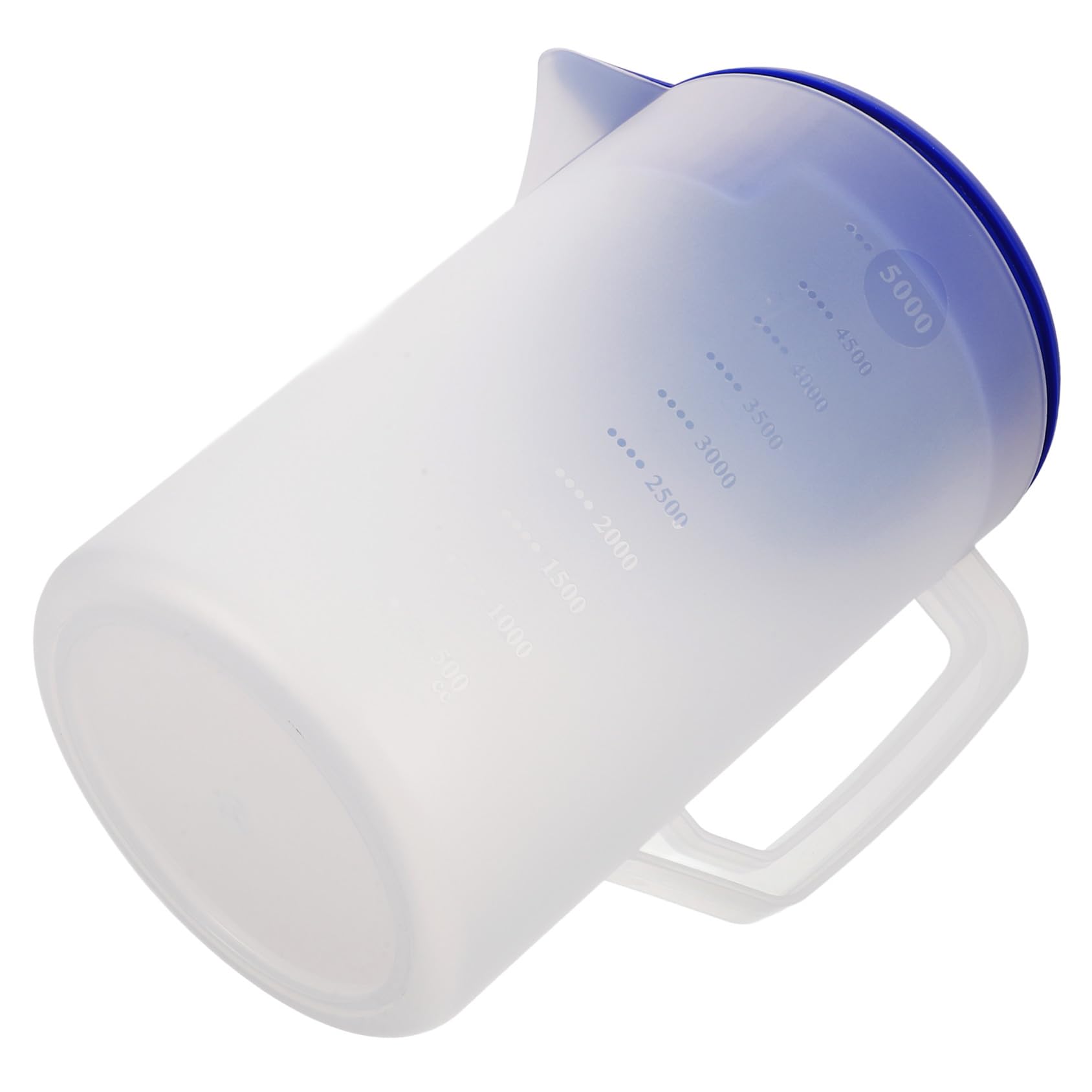 TOYANDONA Brocca e Servizio Bevande con Manico Ergonomico da 5 in Plastica e Scala Graduata Opaca, per Conservazione in Frigorifero