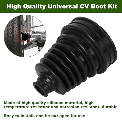 Kit de 4 botas CV universales de silicona aleawol con abrazaderas para eje 3