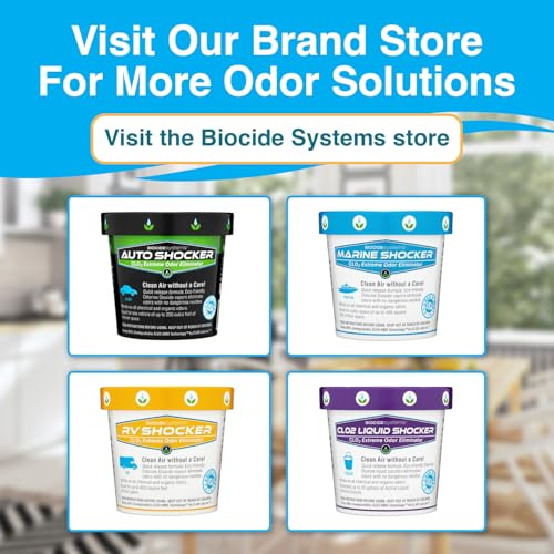 Biocide Systems Auto Shocker Strong Car Odor Eliminator, Eco-Friendly Chlorine Dioxide Odor Bomb for Vehicle Interior Up to 250 Cubic Feet - Image 7