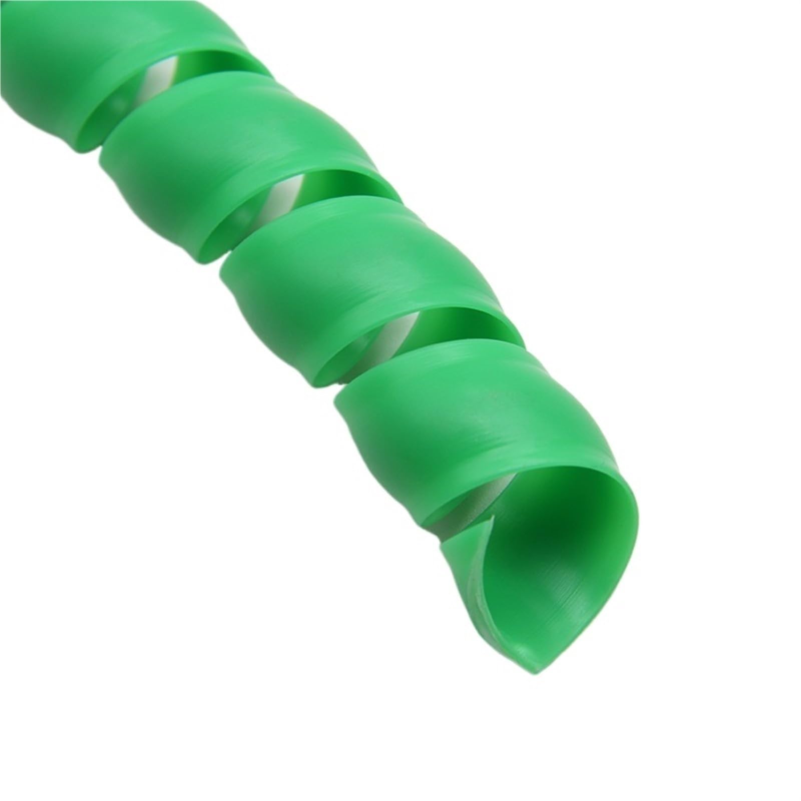 10m Funda Protectora de Tubo en Espiral Flexible | Cubierta de manguera de agua(Green,ID 35mm)