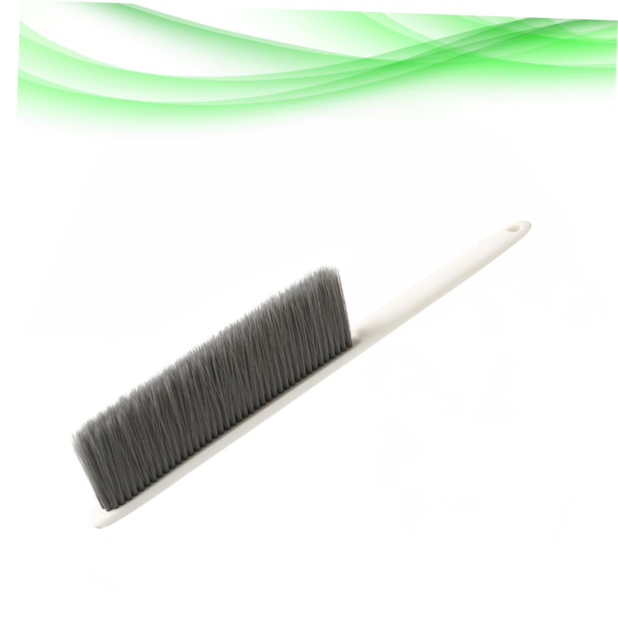 FOMIYES 1pc Bed Cleaning Brush Sofa Cleaning Brush Soft Broom Wood Floors Home Cleaning Brush Bristle Cleaning Brush Soft Cleaning Brush Soft Dusting Brush White Long Handle Brush Small