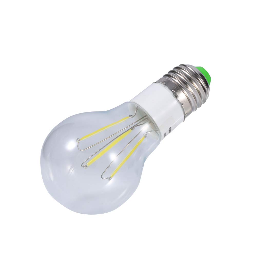 Yctze Premium Quality E27 12V COB LED Filament Bulb | 360 Degree Non-dimmable Light | Energy Saving 6W Warm White Light for Indoor & Outdoor Use (3W)