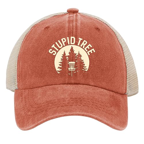 Image of OOMOO Disc Golf Snapback Cap - Distressed Mens & Womens Hat - Stupid Tree Theme