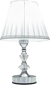 Abajur de Mesa Cristal Cupula Abajur Para Quarto 3 Níveis de Intensidade Toque na Base (220)