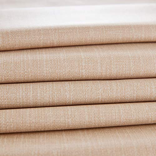 Image of NLMUVW Square Vinyl Tablecloth Heavy Duty, 100% Waterproof PVC Table Cloth Wipe Clean Oil Proof Table Cover for Kitchen Dining Picnic, Champagne, 54 x 54 inch