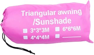GANAZONO Outdoor Shade Canopy Triangle Shade Canopy Triangular Awning Wild Camping Supplies Sun Visor fold
