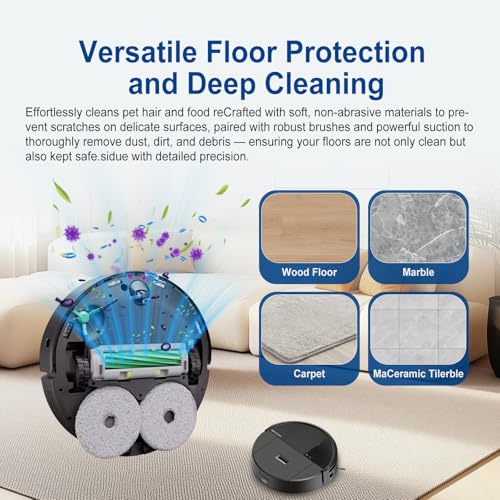 Image of 2 Pack 405 /505 Main Brush Replacement Kit Compatible with iRobot Roomba Plus 405 /505 Combo, Durable Roller Brushes with Cleaning Tool, Easy Install Robot Vacuum Parts