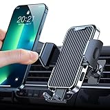 【Compatibilidad Amplia】El portador movil coche es actualmente compatible con todos los teléfonos móviles de 4-7 pulgadas, tales como iPhone 13 series, 12 series, 11 series, X series, Samsung S21, Galaxy series, Xiaomi Redmi series, Huawei P40, Mate series, OPPO y Oneplus, etc. Esta Sujección movil coche puede soportar grosor máximo de 18 mm y anchura de 11.5 cm, lo que resuelve el problema de compatibilidad de móviles grandes o las fundas gruesas.