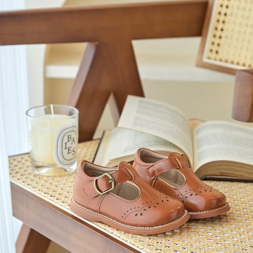 Image of Otter MOMO Toddler /Little Girls Mary Jane Slip-on School Uniform Party Dress Shoes