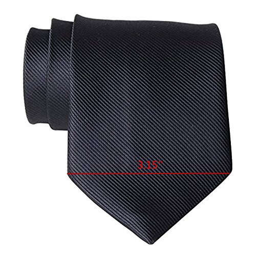 QBSM Cravatta Uomo 8 cm di larghezza