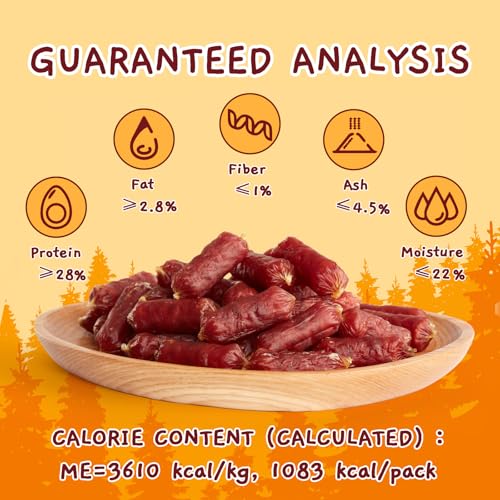 Image of Jungle Calling Soft Duck Sausage Treats for Small & Medium Dogs, 10.6 oz